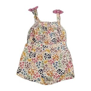 Little Sleepies Rainbow Leopard‎ Colorful Bamboo Romper Play Line Size 5
